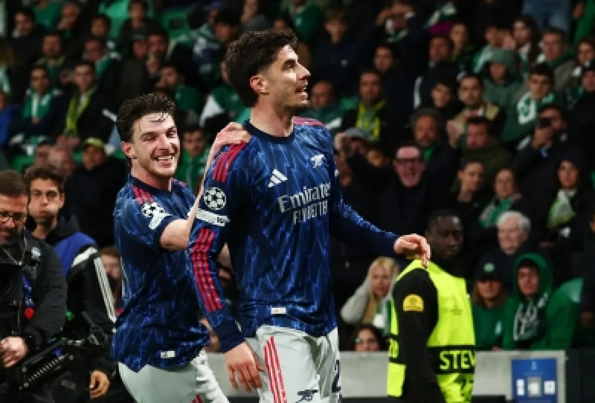 أرسنال يخطف فوزًا ثمينًا من سبورتينج في دوري الأبطال