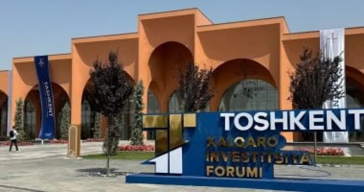 طشقند تستضيف المنتدى الدولي الخامس للاستثمار تحت شعار "مرونة الاستثمار: آفاق جديدة"
